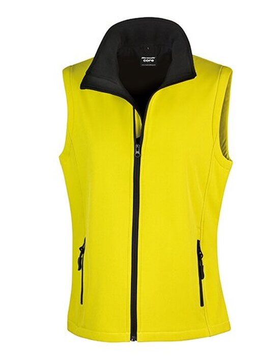 Ladies` Printable Soft Shell Bodywarmer