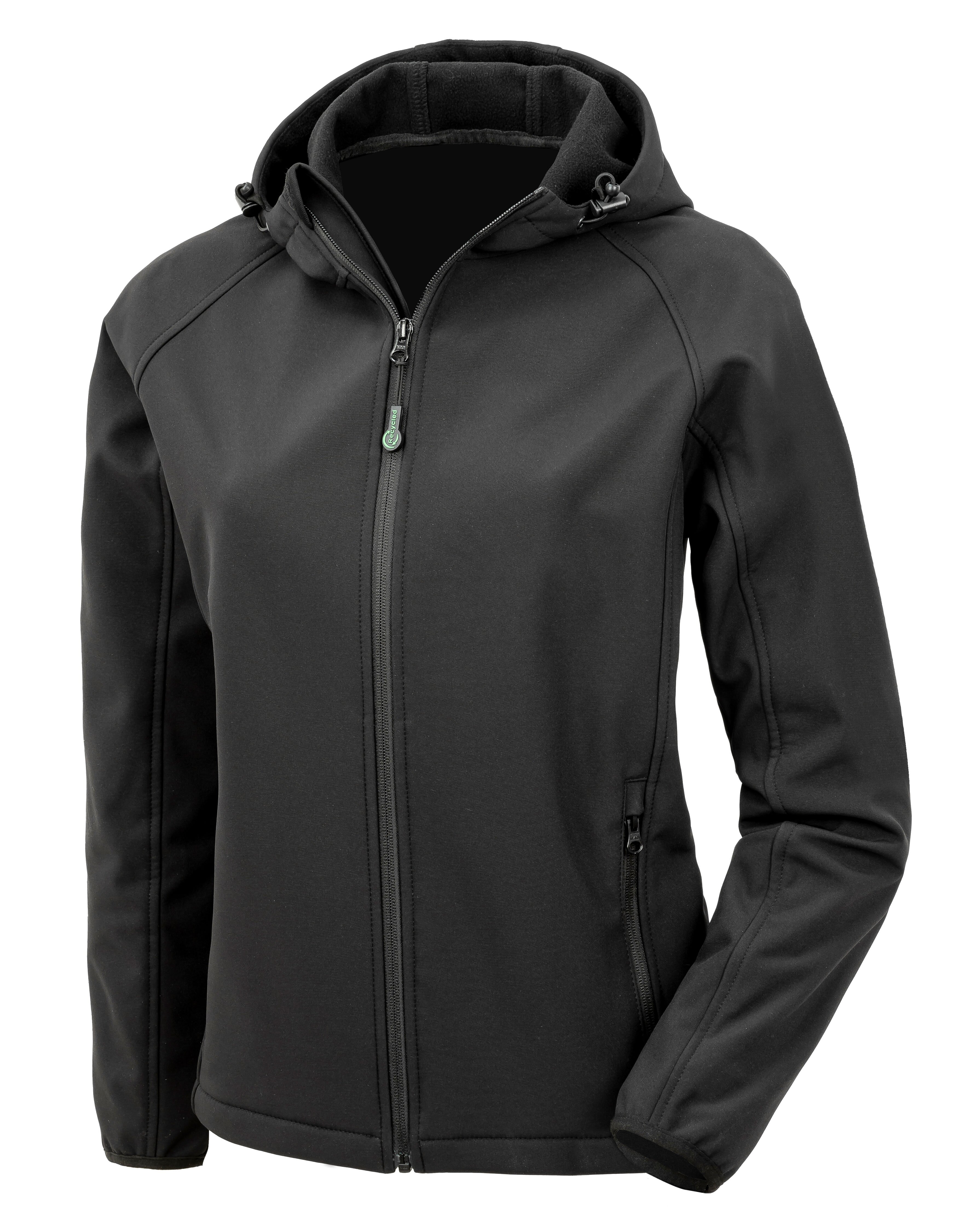 RT911F Result Genuine Recycled Women´s Recycled 3-Layer Printable Hooded Softshell Jacket