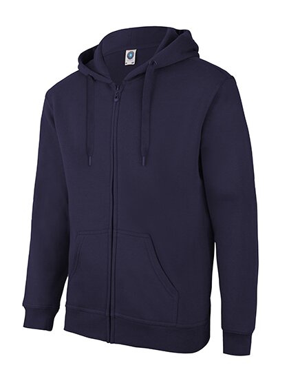 Zip Through Hooded Sweat Jacket