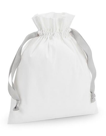 WM121 Cotton Gift Bag with Ribbon Drawstring