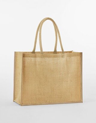 WM470 Westford Mill Natural Starched Jute Classic Shopper