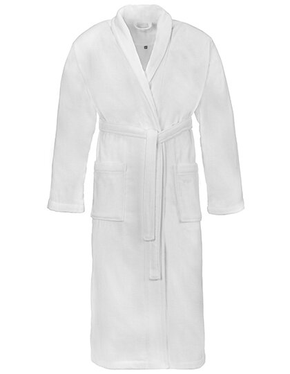 Velours Bademantel Feeling / Schalkragen