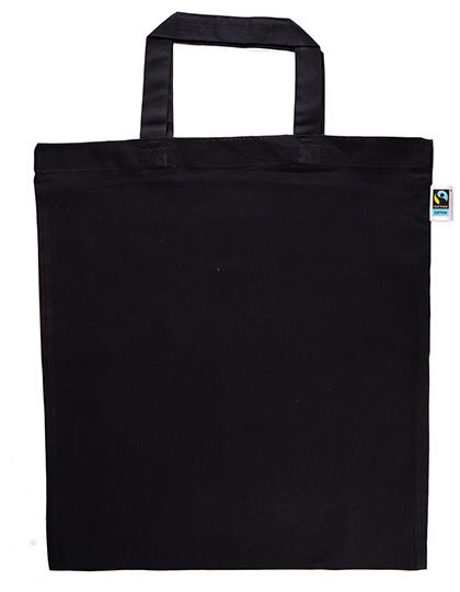 Baumwolltasche, Fairtrade-Baumwolle, kurze Henkel