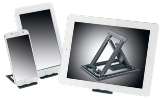 Universelle Halterung für Handys, Tablets, E-Books